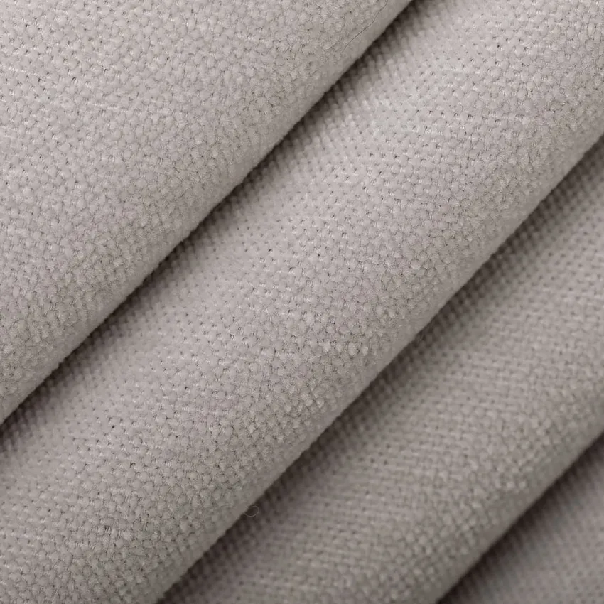 Silver Grey & Silver Plain & Solid Chenille Drapery and Upholstery Fabric by the Yard — Upholstery and Drapery Fabric