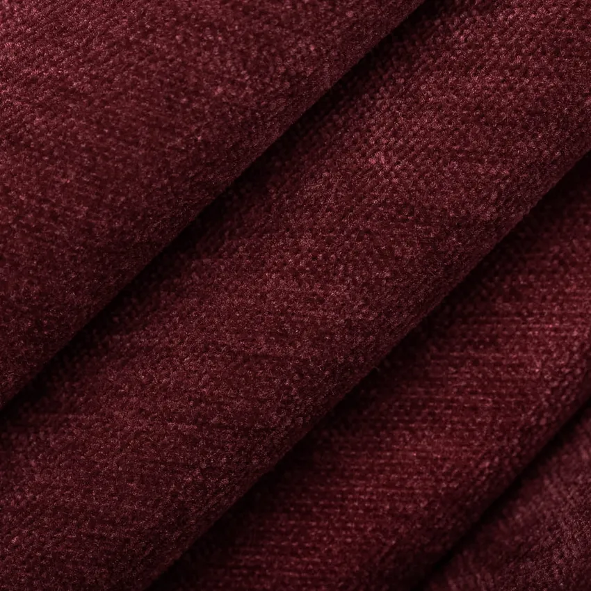 Burgundy Red & Burgundy Plain & Solid Chenille Drapery and Upholstery Fabric by the Yard — Upholstery and Drapery Fabric