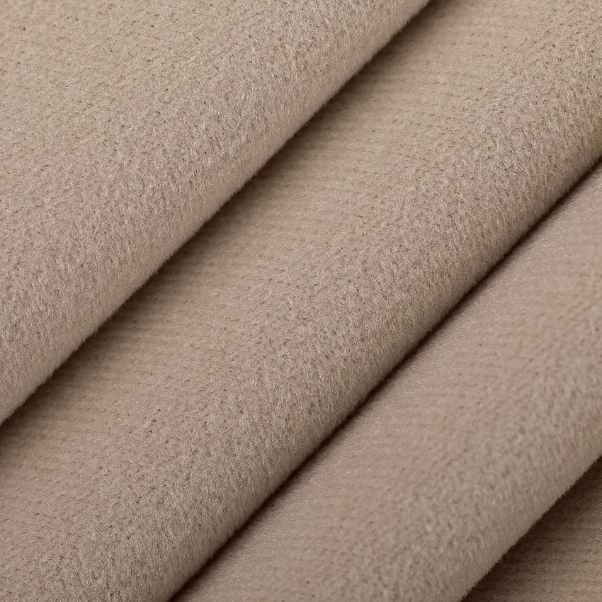 Mushroom Beige & Taupe Plain & Solid Velvet Drapery and Upholstery Fabric by the Yard — Upholstery and Drapery Fabric