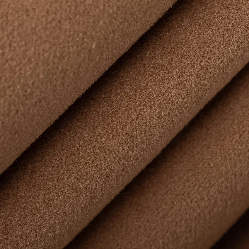 Toffee Brown Plain & Solid Velvet Drapery and Upholstery Fabric by the Yard — Upholstery and Drapery Fabric