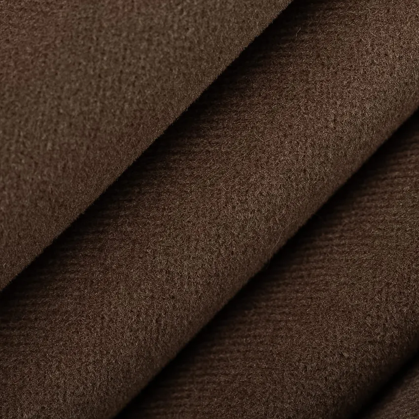 Chestnut Brown Plain & Solid Velvet Drapery and Upholstery Fabric by the Yard — Upholstery and Drapery Fabric