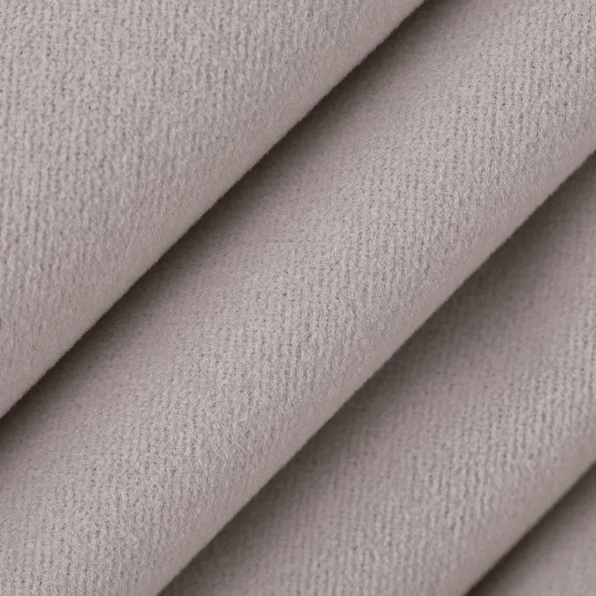 Fog Grey & Silver Plain & Solid Velvet Drapery and Upholstery Fabric by the Yard — Upholstery and Drapery Fabric