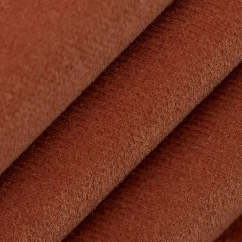 Copper Orange & Rust Plain & Solid Velvet Drapery and Upholstery Fabric by the Yard — Upholstery and Drapery Fabric