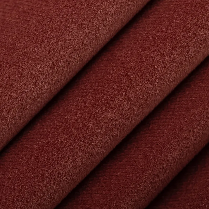 Garnet Red & Burgundy Plain & Solid Velvet Drapery and Upholstery Fabric by the Yard — Upholstery and Drapery Fabric