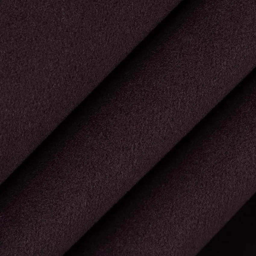 Eggplant Purple Plain & Solid Velvet Drapery and Upholstery Fabric by the Yard — Upholstery and Drapery Fabric