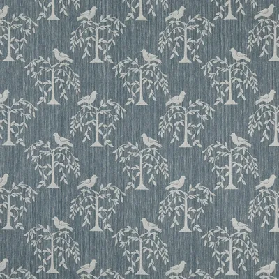 KF281 Willow Sky Drapery and Upholstery Fabric by the yard