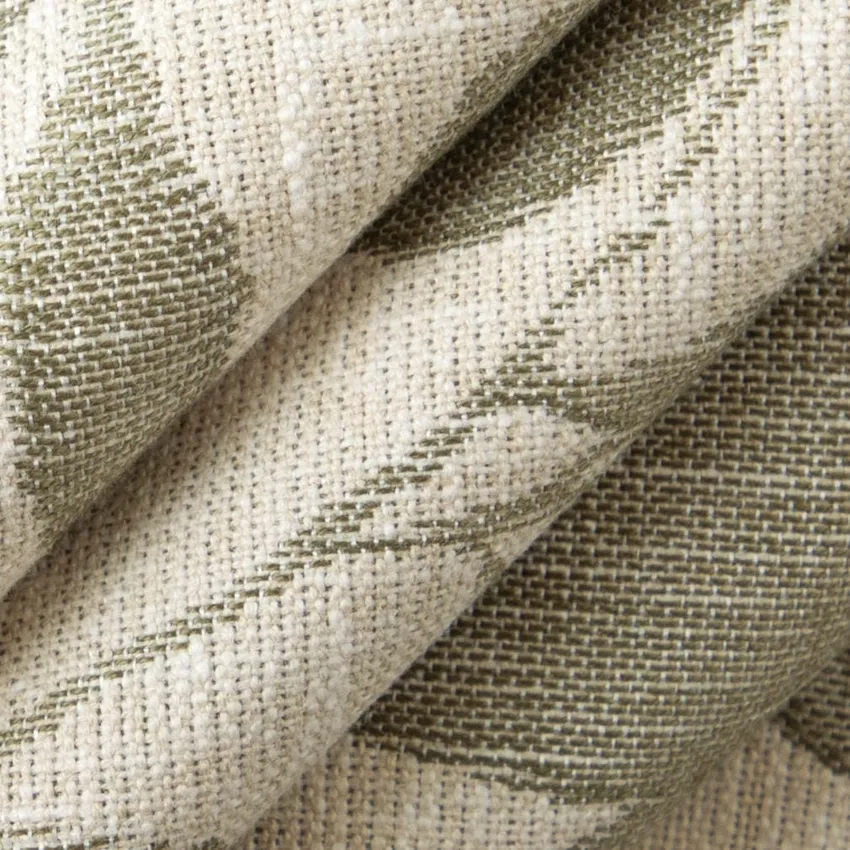 Orchard Fern Green Leaves Woven Patterns Drapery and Upholstery Fabric by the Yard — Upholstery and Drapery Fabric