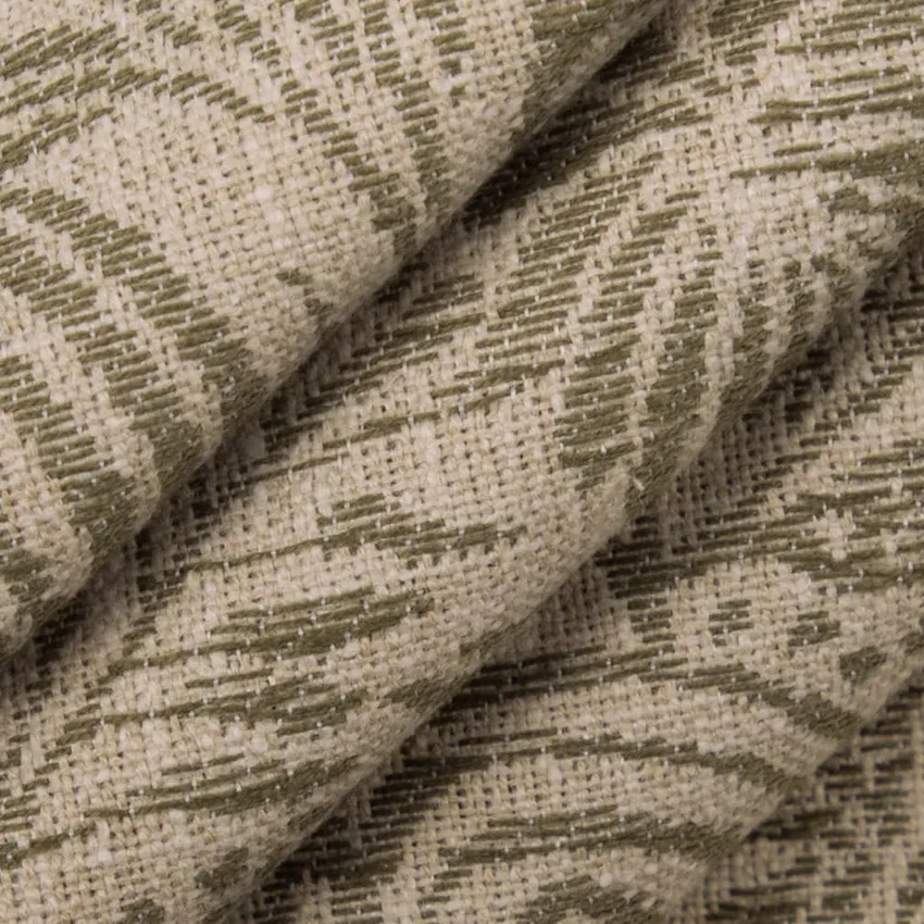 Grove Fern Green Floral Woven Patterns Drapery and Upholstery Fabric by the Yard — Upholstery and Drapery Fabric
