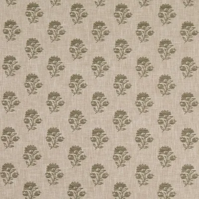 KF050 Posy Fern Drapery and Upholstery Fabric by the yard