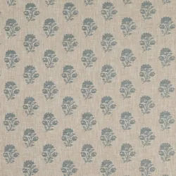 KF384 Posy Sky Upholstery Fabric by the yard