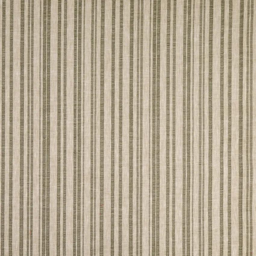 Hearth Fern Green Stripe Woven Patterns Drapery and Upholstery Fabric by the Yard