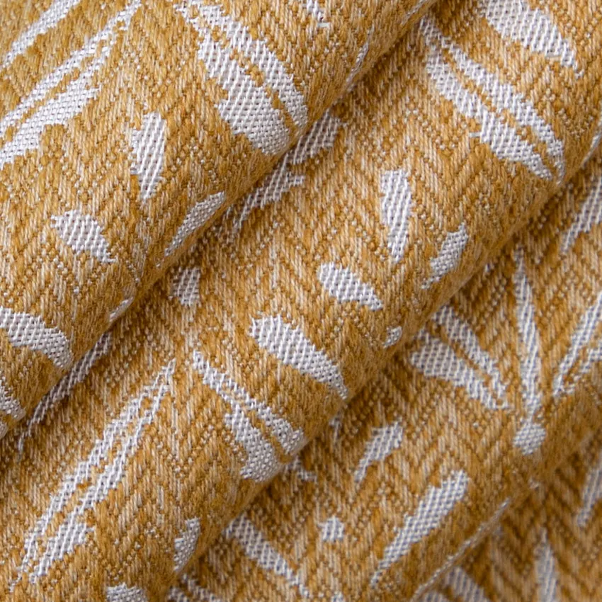 Ditsy Amber Gold & Yellow Abstract & Geometric Woven Patterns Drapery and Upholstery Fabric by the Yard — Upholstery and Drapery Fabric