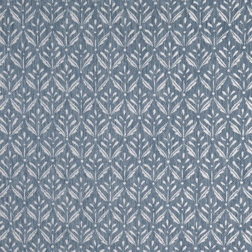 Ditsy Sky Blue Abstract & Geometric Woven Patterns Drapery and Upholstery Fabric by the Yard