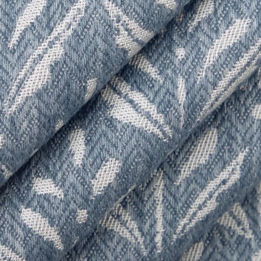 Ditsy Sky Blue Abstract & Geometric Woven Patterns Drapery and Upholstery Fabric by the Yard — Upholstery and Drapery Fabric