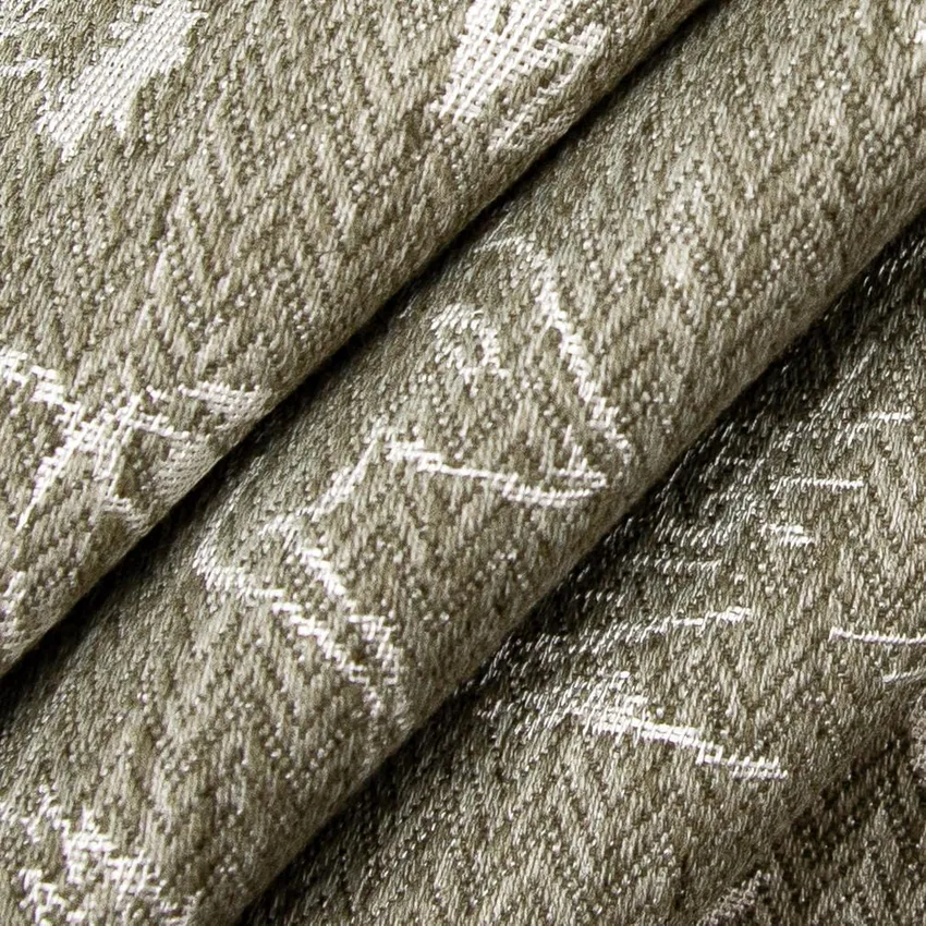 Briar Fern Green Floral Woven Patterns Drapery and Upholstery Fabric by the Yard — Upholstery and Drapery Fabric