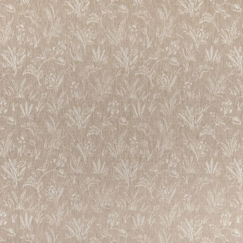 Briar Fawn Beige & Taupe Floral Woven Patterns Drapery and Upholstery Fabric by the Yard