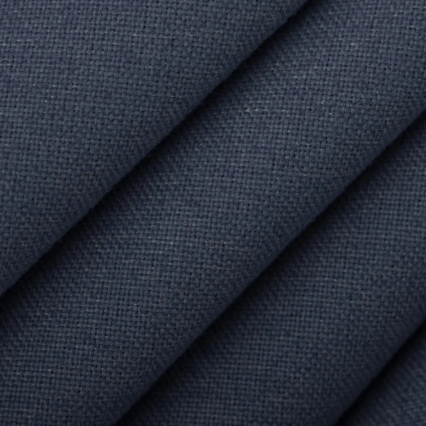 Admiral Blue Plain & Solid Tweed & Textures Upholstery Fabric by the Yard — Upholstery Fabric