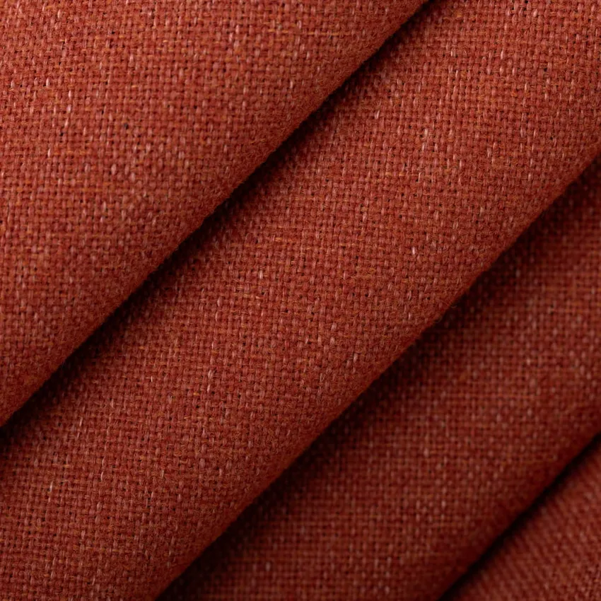 Cayenne Orange & Rust Plain & Solid Tweed & Textures Upholstery Fabric by the Yard — Upholstery Fabric
