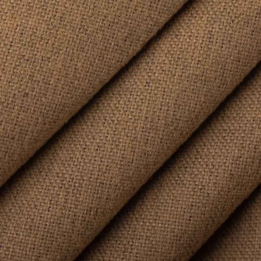 Hazelnut Brown Plain & Solid Tweed & Textures Upholstery Fabric by the Yard — Upholstery Fabric