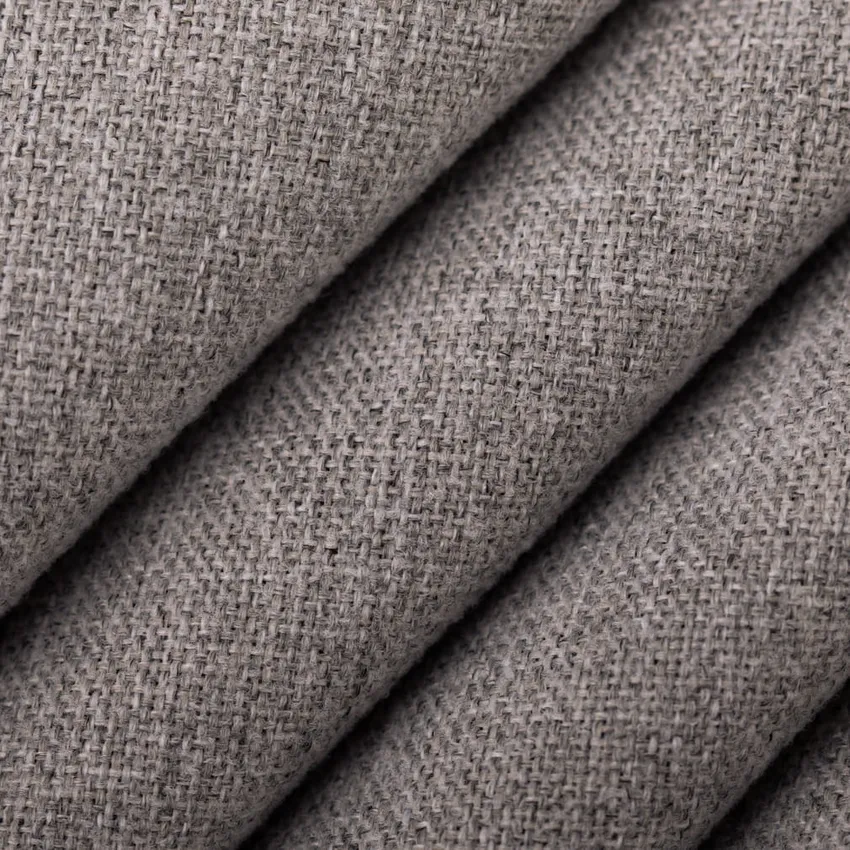 Silver Grey & Silver Plain & Solid Tweed & Textures Upholstery Fabric by the Yard — Upholstery Fabric