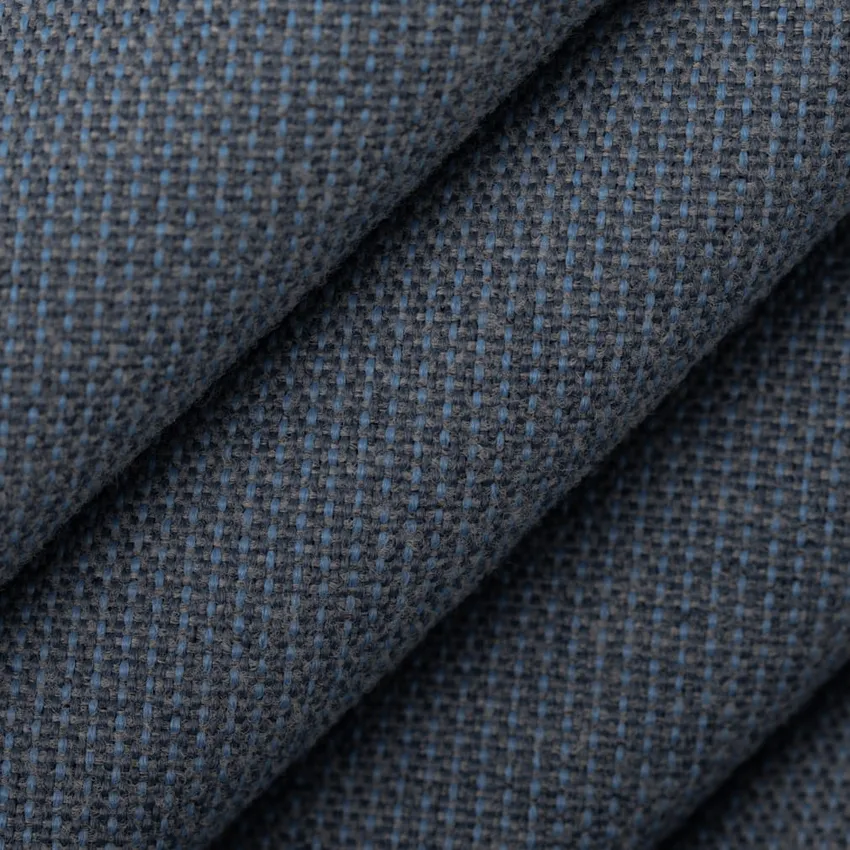 Denim Blue Plain & Solid Canvas Denim & Twill Upholstery Fabric by the Yard — Upholstery Fabric
