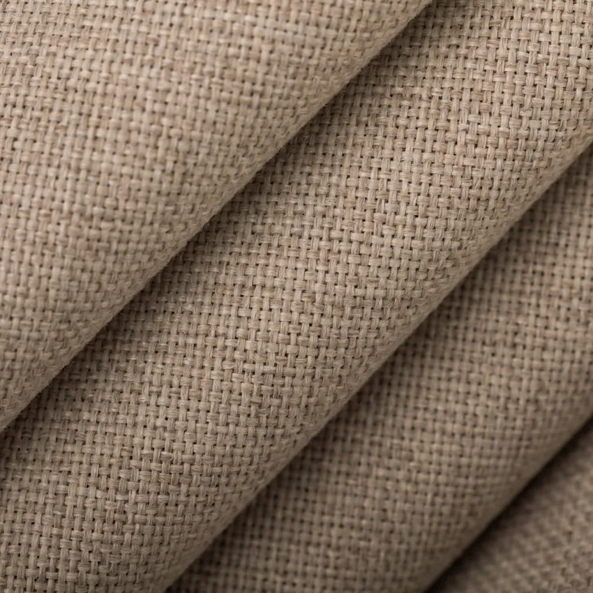 Sisal Beige & Taupe and Grey & Silver Plain & Solid Tweed & Textures Upholstery Fabric by the Yard — Upholstery Fabric