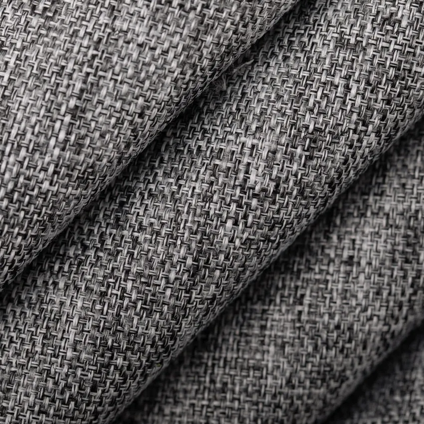 Pepper Grey & Silver Plain & Solid Tweed & Textures Upholstery Fabric by the Yard — Upholstery Fabric