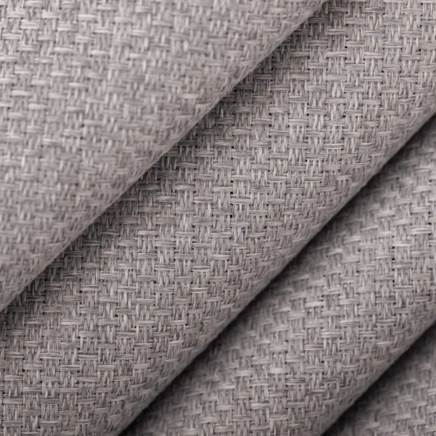 Nickel Grey & Silver Plain & Solid Tweed & Textures Upholstery Fabric by the Yard — Upholstery Fabric