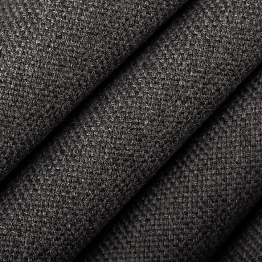Shadow Grey & Silver Plain & Solid Tweed & Textures Upholstery Fabric by the Yard — Upholstery Fabric
