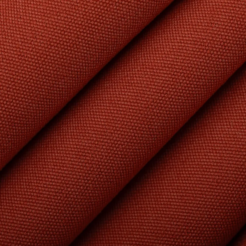 Paprika Orange & Rust Plain & Solid Canvas Denim & Twill Upholstery Fabric by the Yard — Upholstery Fabric