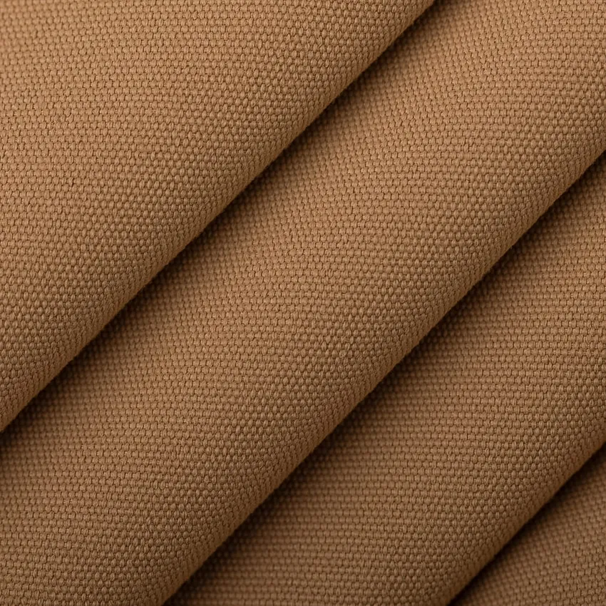 Caramel Brown Plain & Solid Canvas Denim & Twill Upholstery Fabric by the Yard — Upholstery Fabric