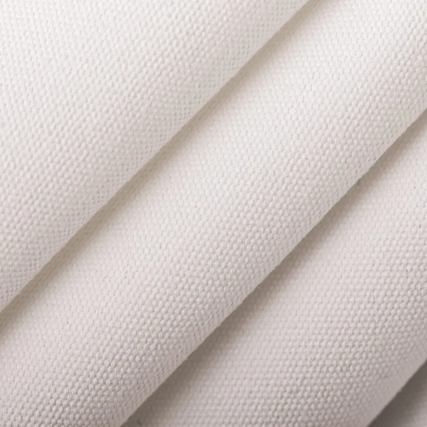 Cotton White & Ivory Plain & Solid Canvas Denim & Twill Upholstery Fabric by the Yard — Upholstery Fabric