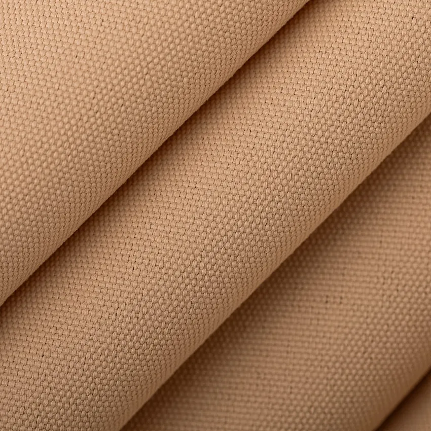 Flax Brown and Gold & Yellow Plain & Solid Canvas Denim & Twill Upholstery Fabric by the Yard — Upholstery Fabric