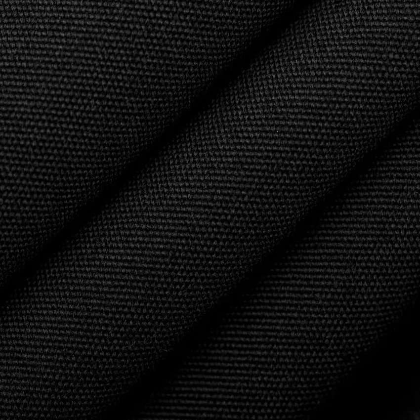 Jet Black Plain & Solid Canvas Denim & Twill Upholstery Fabric by the Yard — Upholstery Fabric