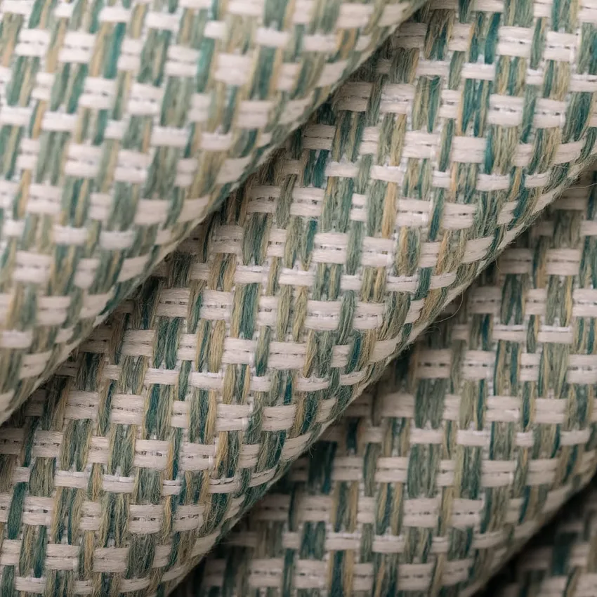 Pool Aqua & Teal Plain & Solid Tweed & Textures Upholstery Fabric by the Yard — Upholstery Fabric