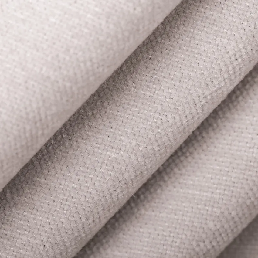 Nickle Grey & Silver Plain & Solid Chenille Drapery and Upholstery Fabric by the Yard — Upholstery and Drapery Fabric