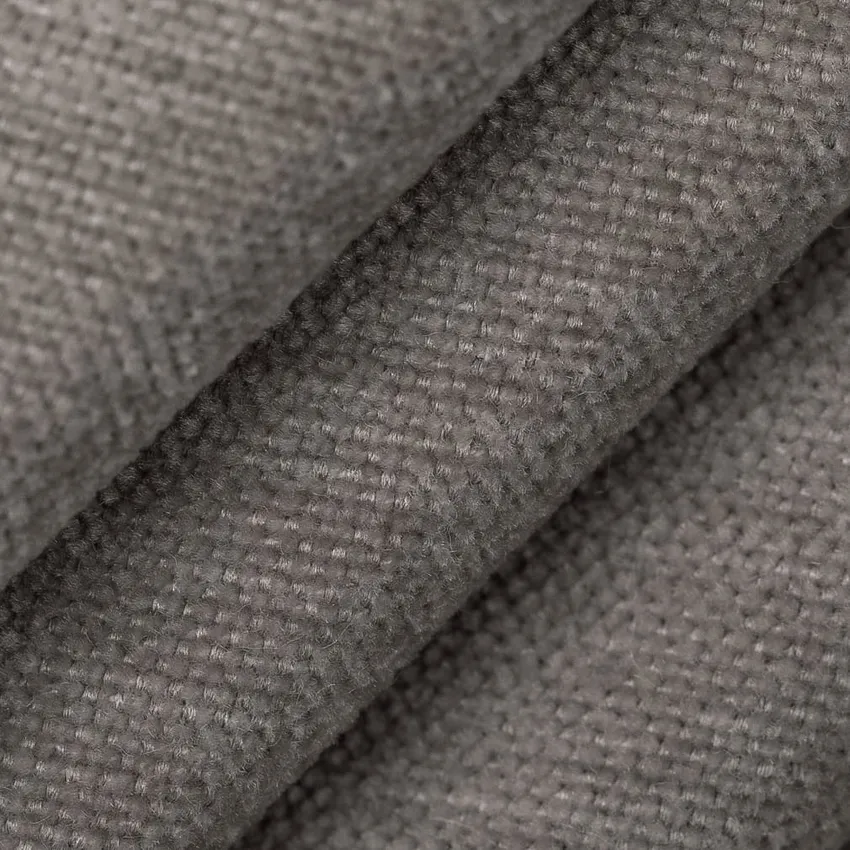 Fossil Grey & Silver Plain & Solid Chenille Drapery and Upholstery Fabric by the Yard — Upholstery and Drapery Fabric