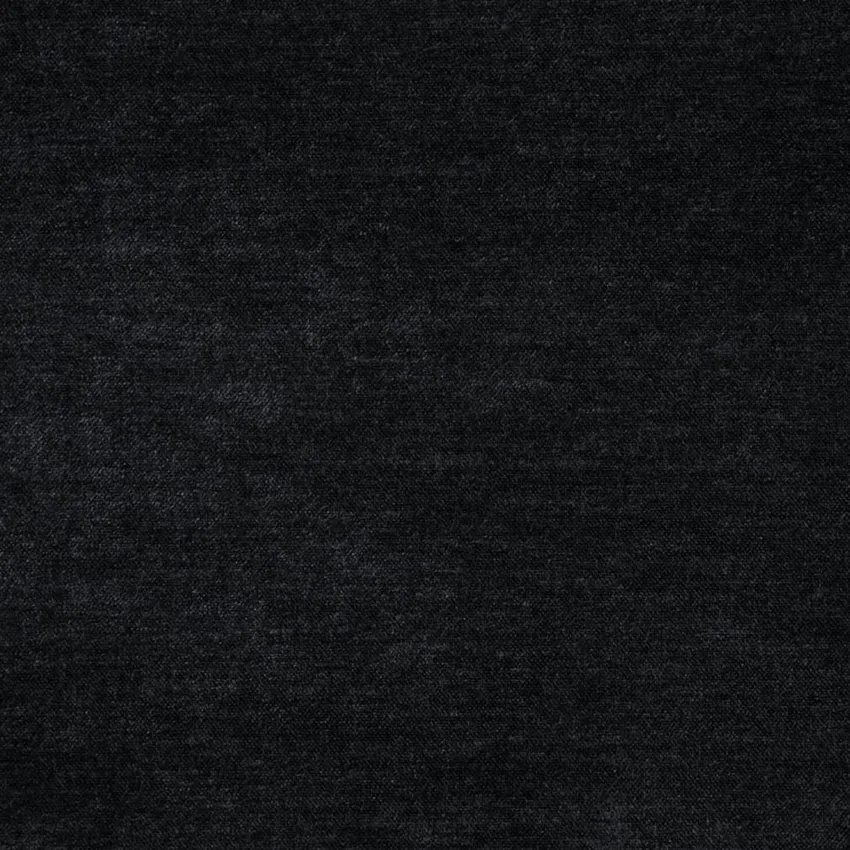 Raven Black Plain & Solid Chenille Drapery and Upholstery Fabric by the Yard