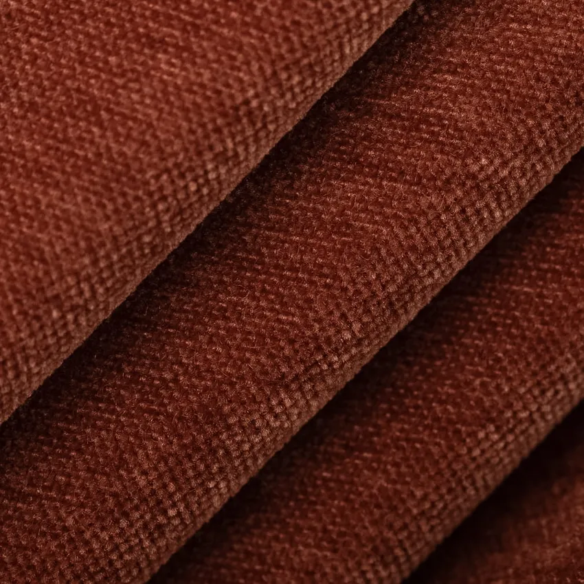 Chili Pepper Orange & Rust Plain & Solid Chenille Drapery and Upholstery Fabric by the Yard — Upholstery and Drapery Fabric
