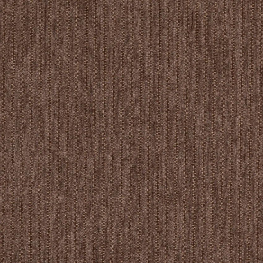 Carob Brown Corduroy Chenille Upholstery Fabric by the Yard