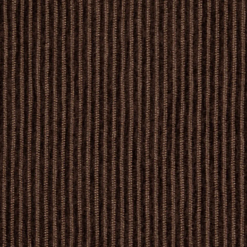 Coffee Brown Corduroy Chenille Upholstery Fabric by the Yard