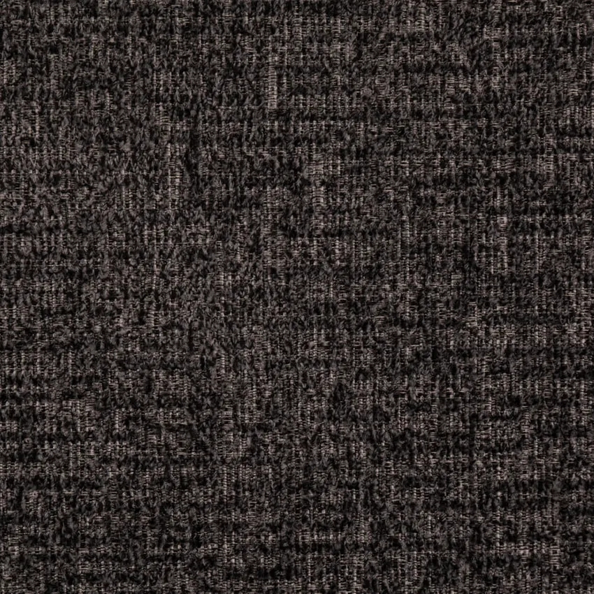 Shadow Black Plain & Solid Chenille Upholstery Fabric by the Yard