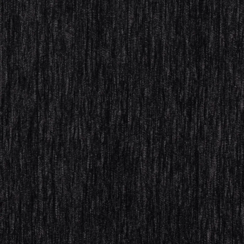 Iron Black Plain & Solid Chenille Upholstery Fabric by the Yard