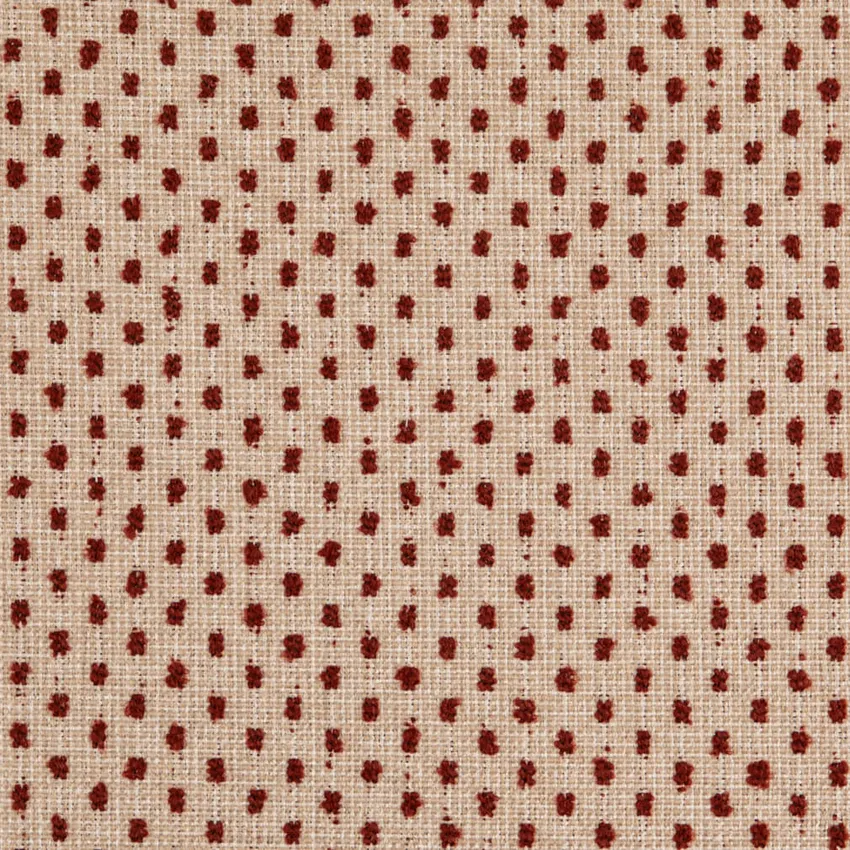 Carmine Red & Burgundy Abstract & Geometric Woven Patterns Upholstery Fabric by the Yard