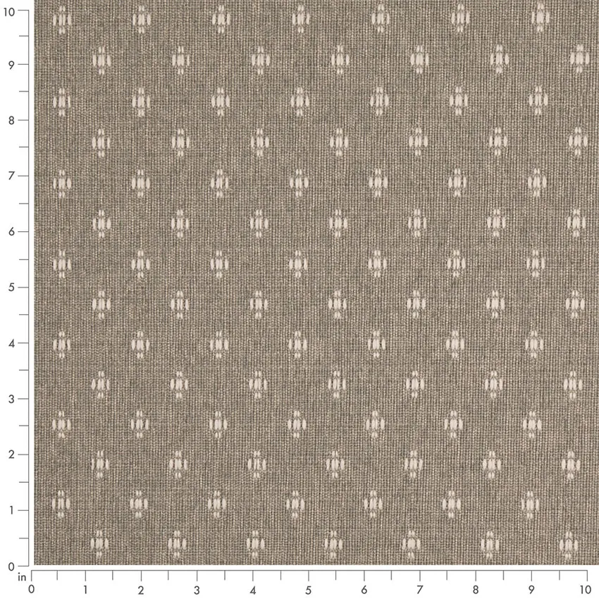Haze Aqua & Teal and Grey & Silver Abstract & Geometric Woven Patterns Upholstery Fabric by the Yard — Scale in inches