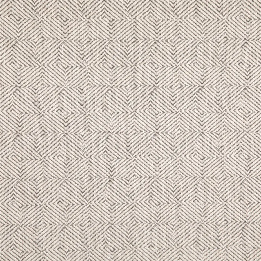 Stone Grey & Silver Abstract & Geometric Woven Patterns Upholstery Fabric by the Yard