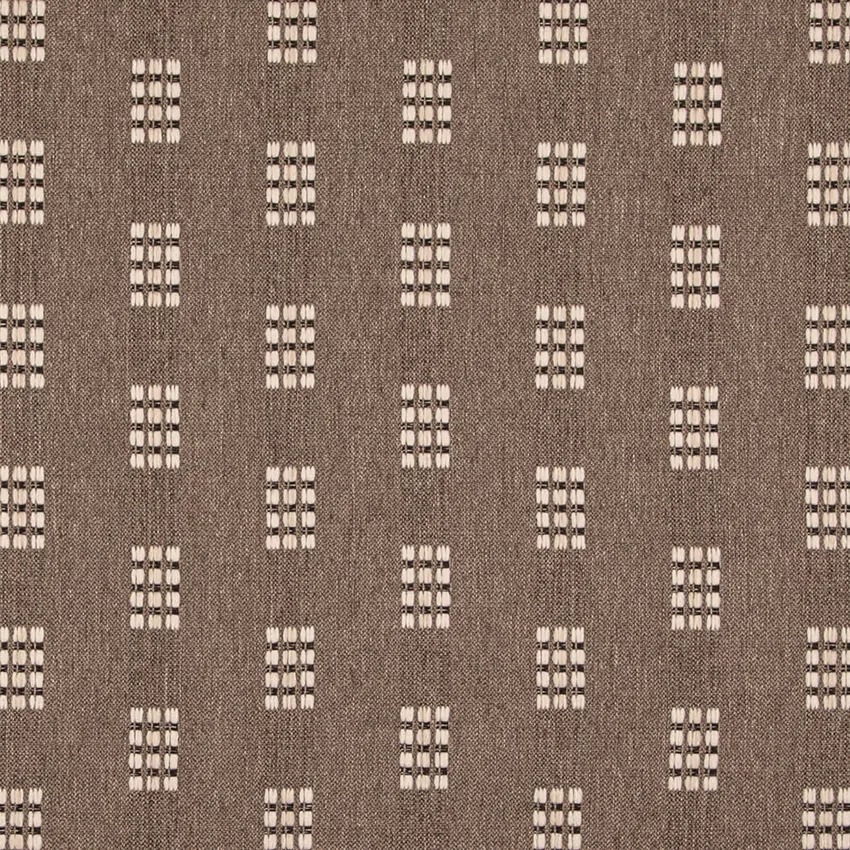 Mushroom Brown Abstract & Geometric Woven Patterns Upholstery Fabric by the Yard