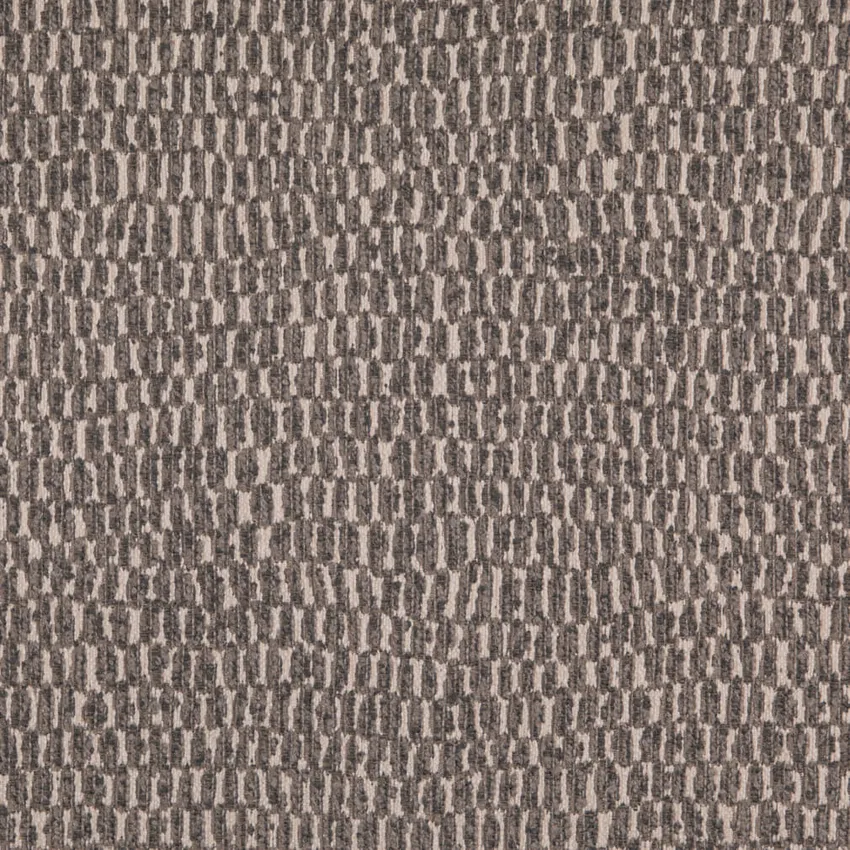 Cement Grey & Silver Abstract & Geometric Woven Patterns Upholstery Fabric by the Yard