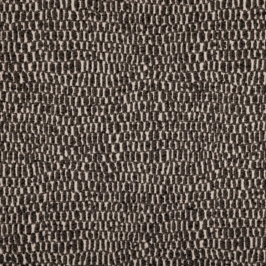 Soot Black Abstract & Geometric Woven Patterns Upholstery Fabric by the Yard
