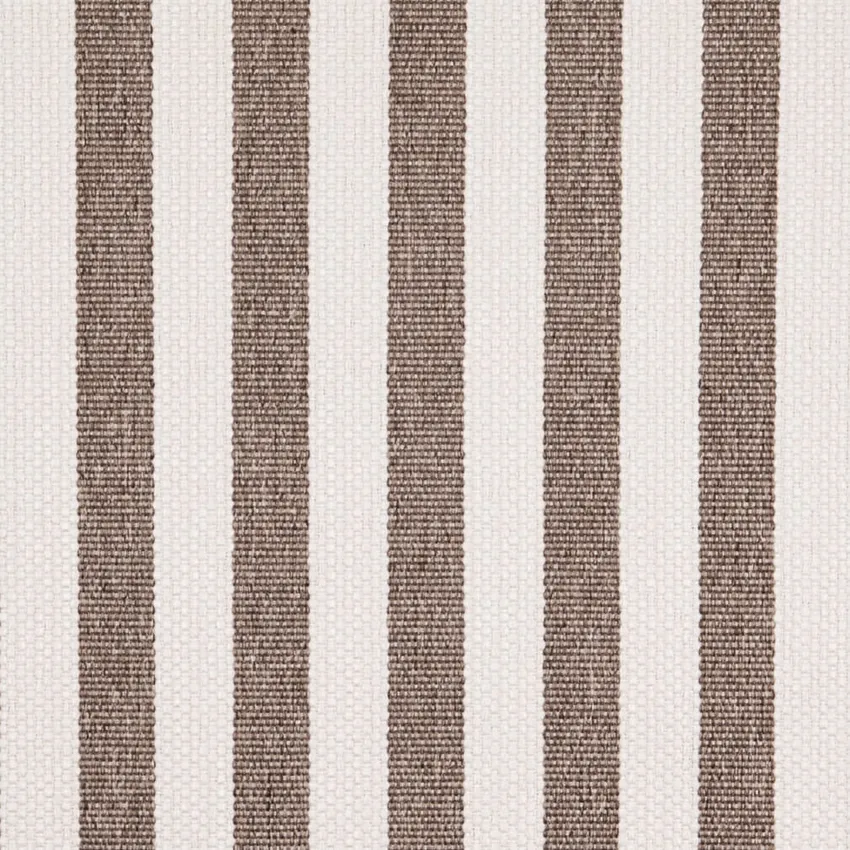Taupe Brown Stripe Woven Patterns Upholstery Fabric by the Yard